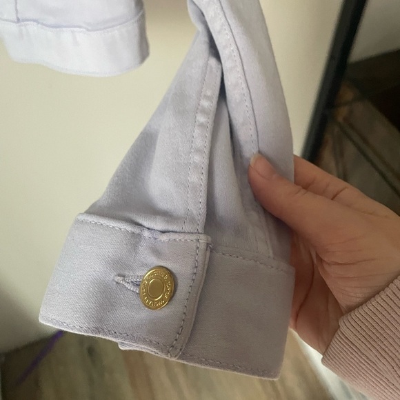 MK Michael Kors Light Lavender Jean Jacket Size Medium - Picture 4 of 6